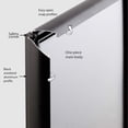 thumbnail image 4 of M&T Displays 8.5x11Snap Frame for Wall Mount, Opti Frame, 1 inch Profile-Black, 20, 4 of 6