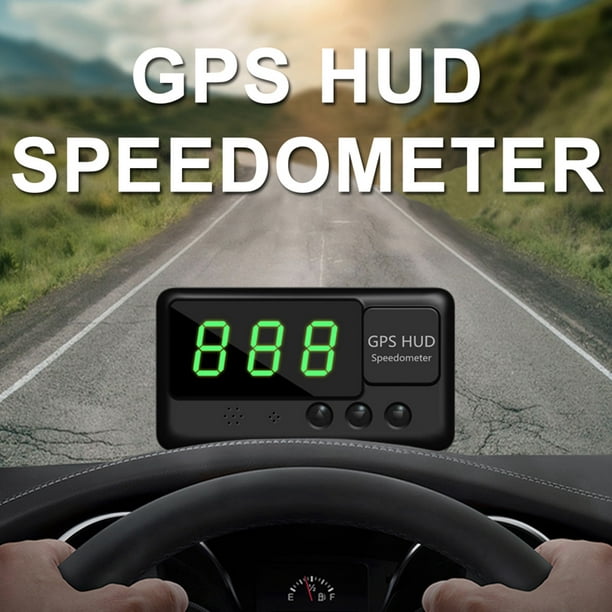 GPS MPH KMh compteur de vitesse alarme pour voiture moto conduite plus  intellige