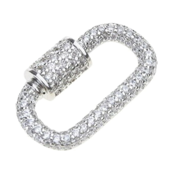 AOOOWER Brooch Pin Fastener Carabiner Clasp Necklace Bracelet Connector Jewelry Component for Creative Fashion Enthusiasts