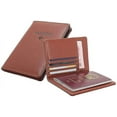 thumbnail image 2 of Housse de Passeport en Cuir Protection Rfid Étui de Voyage Housse de Passeport Dossier de Passeport, 2 of 3