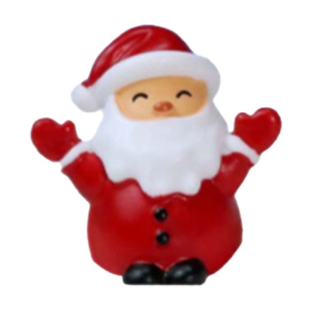 ¡Oferta especial! Adornos navideños Poaug en liquidación Figuras de Papá Noel en miniatura Decoraciones de escritorio Muñeco de Papá Noel pequeño Decoraciones para casas de muñecas en el jardín de