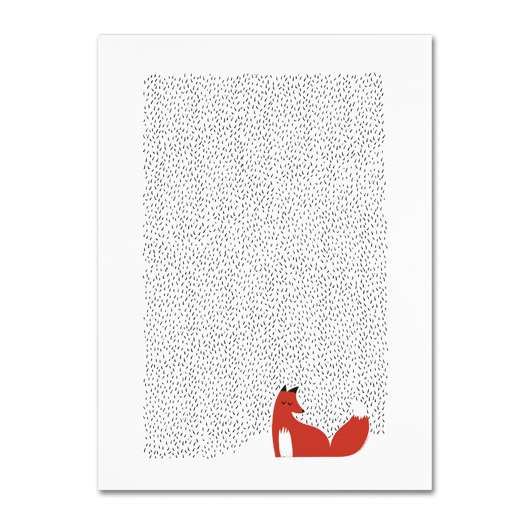 Robert Farkas 'Black Grass' 14 x 19 Canvas Art