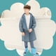 thumbnail image 1 of Student Children's Plaid Pocket Fashion Raincoat With Schoolbag Bit Raincoat, 1 of 4