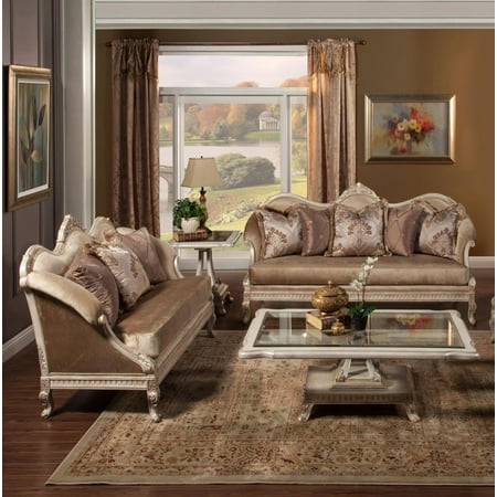 Benetti S Perla Golden Pearl Chenille Silver Gold Frame Sofa Set 2 Benetti S Perla Golden Pearl Chenille Silver Gold Frame Sofa Set 2 Special Order