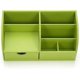 thumbnail image 3 of PU Leather Office Desk Organiser Tidy Pen Pencil Pots Stationery Storage Box Desk Accessories, 3 of 4