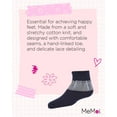thumbnail image 7 of MeMoi  Far Out Cotton Blend Lace Ruffle Socks - Girls - Female, 8, Navy, 7 of 7