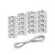 thumbnail image 2 of 20PCS 3V SMD Perlas de lámpara con filtro de lente óptica Tiras de filtro de lente cóncava Abanopi Lámpara, 2 of 7