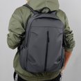 thumbnail image 4 of Mochila Oxford Bolsa de negocios impermeable con cremallera para viajes de oficina Gris JShteea Para Estrenar, 4 of 6