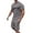 Dark Gray, variant on 2024 Men's Set Fun Letters And Pumpkin Print Sport Casual Short Sleeve And Shorts Set 2 Pieces