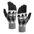 thumbnail image 1 of Guantes de invierno cálidos de punto de lana estampados, guantes cálidos para pantalla táctil, guantes de vellón suave, guantes para escribir y enviar mensajes de texto, 1 of 5