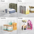 thumbnail image 4 of mDesign Metal Wire Shelf Dividers for Closet Organization - 2 Pack - White, 4 of 6