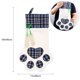 thumbnail image 2 of Medias de Navidad para mascotas, 18.0 in de poliéster y algodón para colgar medias de Navidad para fiestas de Navidad, decoraciones personalizadas, bolsa de almacenamiento para perros (azul, 1 unidad) Ormromra ZFSDFLD71, 2 of 4