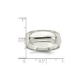 thumbnail image 2 of Mens Milgrain Wedding Band Ring in Sterling Silver (7mm), 2 of 5