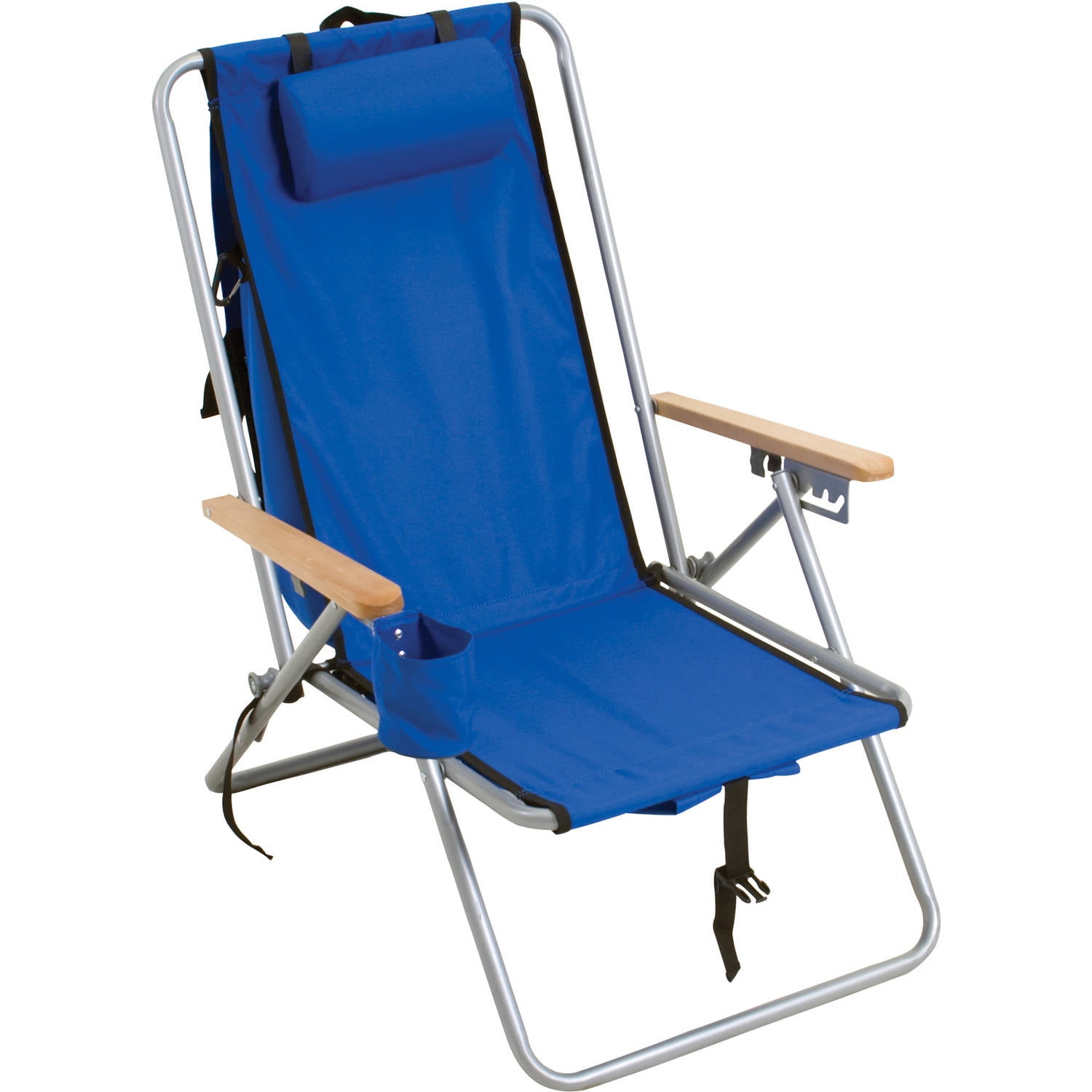 rio backpack chair blue folding beach chairs lounge chair  walmart