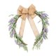 thumbnail image 1 of Puerta delantera colgando corona de lavanda Artificial 18 pulgadas de gran para la del Festival puerta frontal pared ventana decoración Fanmusic Puerta delantera colgando corona, 1 of 7