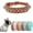 Brown, variant on 1Pcs Spiked Dog Collar, Female Studded Dog Collar PU Leather Mushrooms Rivet Spike Puppy Collars Adjustable for XXS XS Small Medium Large Dogs and Cats