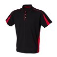thumbnail image 1 of Finden & Hales - Polo deportivo/de deporte Modelo Piped Sports para hombre/caballero - Verano/ Deporte (Negro/Rojo), 1 of 1