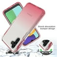 thumbnail image 3 of Mantto Samsung A14 5G Case 5G, Full Body Clear Protection Case - Shock Proof edges Slim Hybrid Back Silicone Rubber TPU Bumper Gradient Phone Case for Samsung Galaxy A14 5G - Red, 3 of 5
