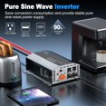 thumbnail image 3 of Inversor de corriente ZETAWALE de 2000 W, onda sinusoidal pura, 12 V DC a 110 V AC, 3 of 8