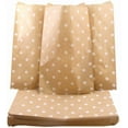 thumbnail image 2 of Flat Paper White Polka Dot Kraft Gift Bags 4" x 6" for Merchandise, Crafts, Party Favors, Retail 100pc, 2 of 3