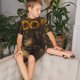 thumbnail image 4 of Balery Rustic Sunflower Bouquet Conjunto de Pijama Infantil de Manga Corta con Estampado – Ropa de Dormir de Algodón Suave-Medium, 4 of 6
