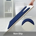 thumbnail image 2 of Smiry Memory Foam Bathroom rugs Toilet mats, U-Shaped Contour Carpet, 20" x 24", Navy Blue, 2 of 8