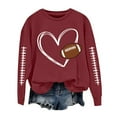 thumbnail image 2 of IMENGL Veste de Survêtement à Capuche Dégradée Automne Été avec Poches Zippées Manches Longues, Rouge TG, Taille m-3TG, 2 of 4