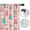 thumbnail image 4 of Blackout Kids Curtains,Princess and Dress Pink Pattern Children's Insulated Curtains Set Of 2,Bedroom Essentials,Toddler Room Decor 52"x84", 4 of 5
