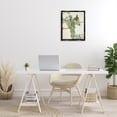 thumbnail image 3 of Stupell Industries Traditional Floral Peacock Animals & Insects Painting Black Floater Framed Canvas Art Print Wall Art, 17 x 21, 3 of 10