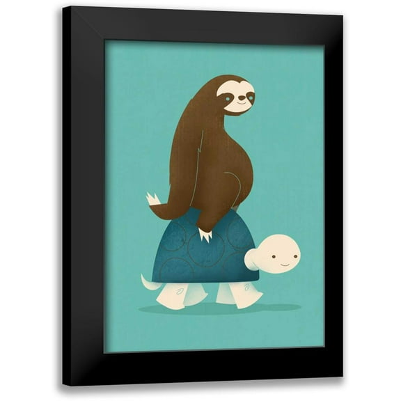 Fleck, Jay 11x14 Black Modern Framed Museum Art Print Titled - Slow Ride