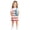 K20 Red, variant on Likimi Child Kids Girls Suspenders Dress Square Neck Sleeveless Independence Day Printed Summer Comfortnable Dresses Red Size 4-5 Years