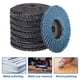 thumbnail image 3 of Discos abrasivos industriales para lijado de superficies y bordes, aptos para amoladoras angulares de 8 V y 12 V, 3 of 5
