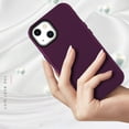 thumbnail image 4 of Decase For iPhone 13 Case,Shockproof Silicone Rubber Heavy Duty Soft TPU Protector Phone Case Cover,Purple, 4 of 6