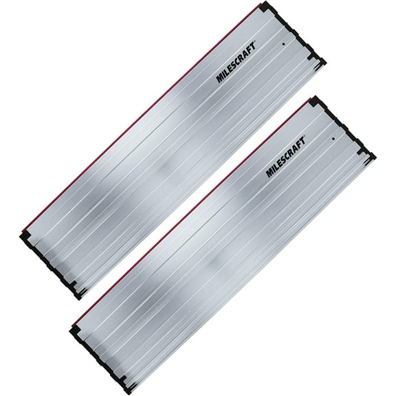 Milescraft 1408 Guide Rails 55 Inch Rail Extensions for Milescraft 1409 Track Saw Guide. Extend Range to Over 8 Feet. All-Aluminum Construction. Includes 4 Rail Connectors