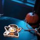 thumbnail image 5 of Candelabro de madera de Halloween hecho a mano,candelabro gótico de calabaza Decoración de mesa espeluznante o para decorar el hogar, 5 of 6