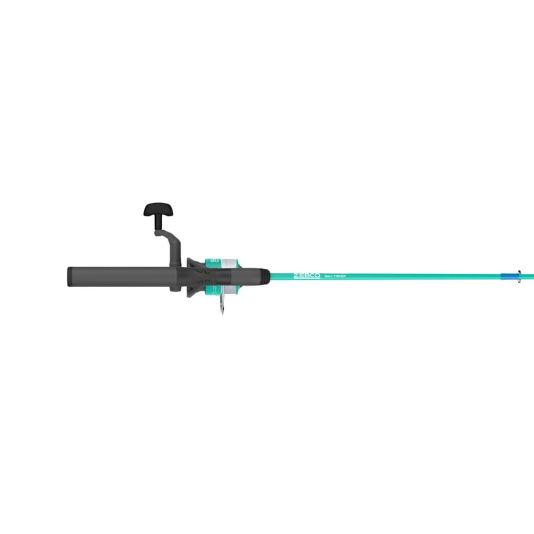 Zebco Spyn 40 Salt Fisher Spinning Reel and Fishing Rod Combo, 6