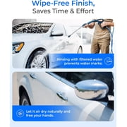 Waterdrop Spotless Car Wash System with Bypass Valve, Deionized Water System, Spot Free, Works for All Vehicles, RV, Motorcycles, Windows, Boats, Planes and More, 20 Inches