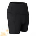 thumbnail image 6 of Female Sports Shorts Yoga Short Trousers Quick-dry Training Pants Trisection Length Shorts Size XXL Black, 6 of 9