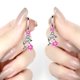 thumbnail image 5 of -Pendientes de Cristal para Mujer Pendientes de Temperamento Largo, 5 of 6