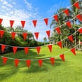thumbnail image 5 of Banderines triangulares colgantes con banderines con forma de cadena, banderas, 100 pies, 5 of 5