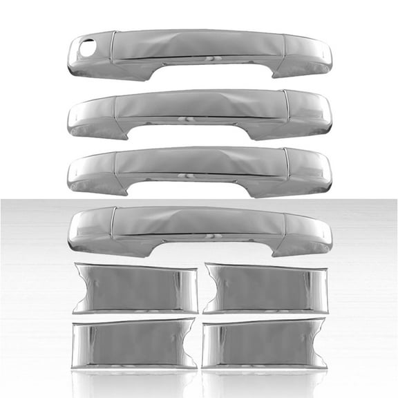 4dr Door Handle Cover Set for 2007-2013 Chevy Avalanche - Chrome