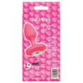thumbnail image 2 of CalExotics Cheeky Gems Rechargeable Vibrating Silicone Anal Probe, Medium, Pink, 2 of 7