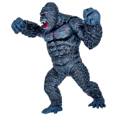 Giant King Kong vs Monster Dinosaur Attack Action Figure 11” Fight Mode Gorilla Ape Solid Wild Birthday Gift Present, Travel Bag