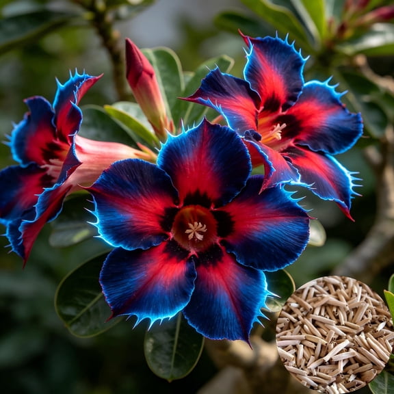 Desert Rose, Low Maintenance - Ideal for Beds Borders, Plant Pots & Planters