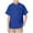 Blue, variant on Mgmyaa Boys Casual Classic T-Shirt Kids Crewneck Button Short Sleeve Blouses Tops