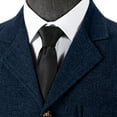 thumbnail image 5 of purcolt Mens Suit Vests Business Formal Herringbone Tweed Vest Slim Fit Casual Waistcoat for Wedding Groomsmen, 5 of 6