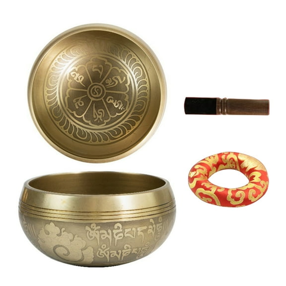 Giaone Tibetan Singing Bowls Set For Healing & Chakra- Balancing Sound Massage