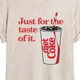 thumbnail image 3 of Diet Coke - Just For The Taste Of It - Juniors Ideal Flowy Muscle T-Shirt, 3 of 5