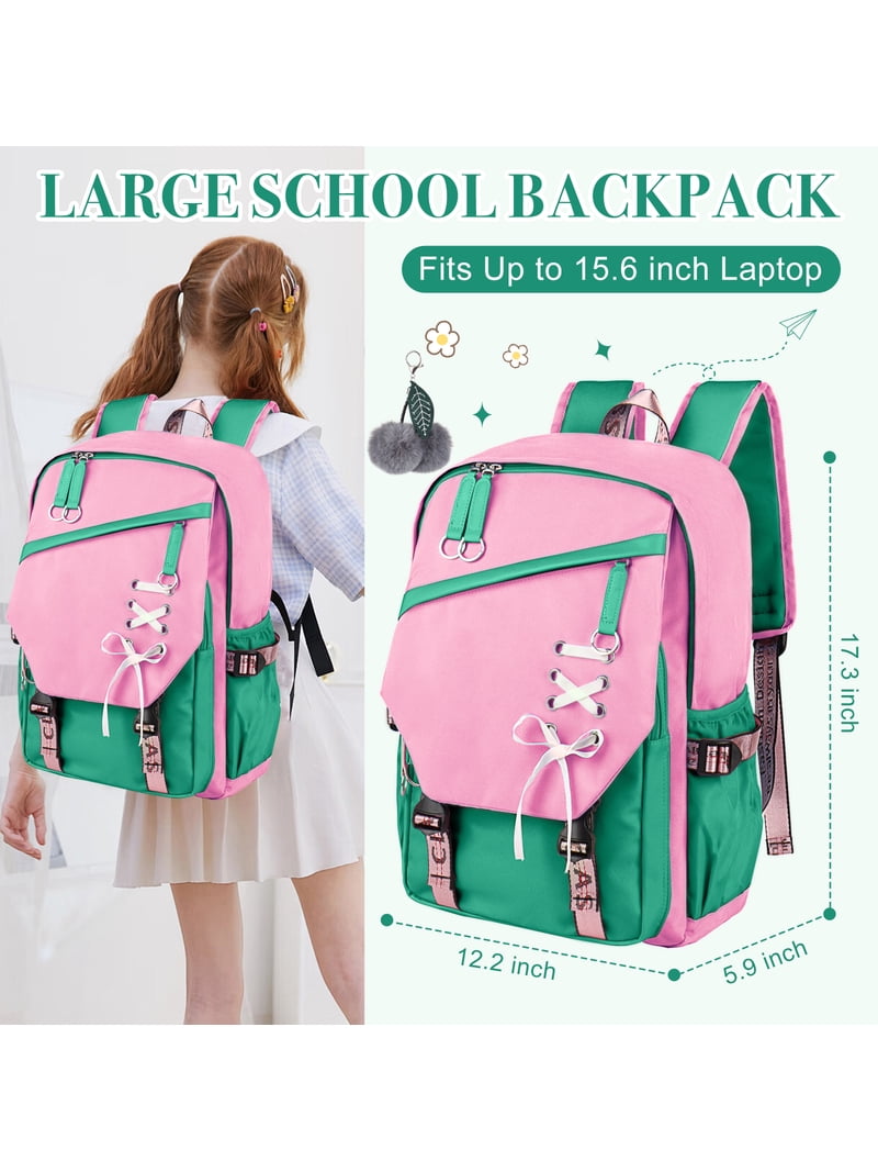 backpack laptop green pink Everyday Backpacks (RPET)– Talking Out Of Turn plus reinforced stitching to prevent rips even when theyre tossed around the playground Fuzoiu Pink Green Avocado Print