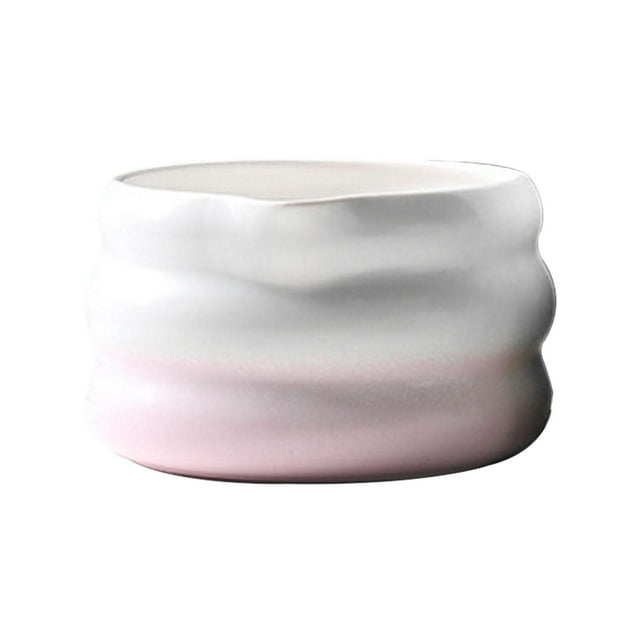 Cuenco de cerámica para matcha, tradicional, para hacer té, regalo, vajilla, cuenco de porcelana para té. Gradiente rosa